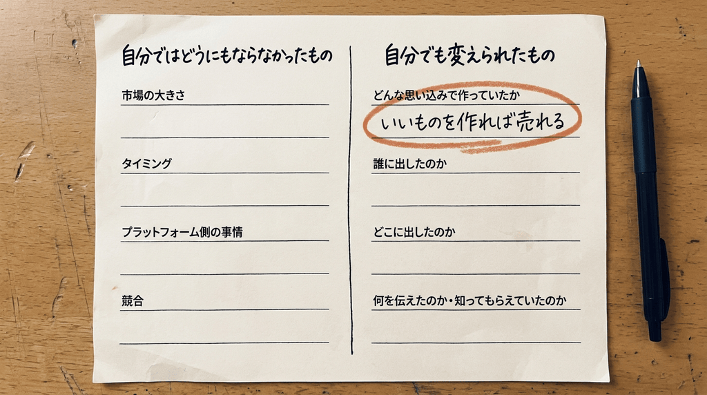 作ったのに売れない。その原因を商品だけに探していませんか?|原因と結果の法則 13 04