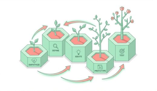 デザイン思考が現場で使えない理由｜5ステップを「正解を育てる」視点で再解釈