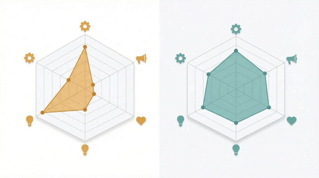 エニアグラム相性をチームに活かす──SF×MBTIで少人数チームOSを設計する 3 02 1 30