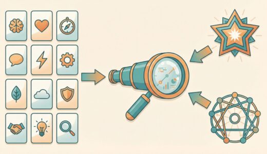 自己分析ツールおすすめガイド｜MBTI・ストレングスファインダー・エニアグラムを観測データとして使う方法【全19本】